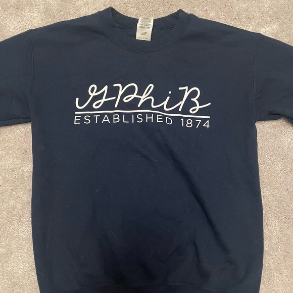 Navy Blue Gamma Phi Beta Sweatshirt - Picture 1 of 1